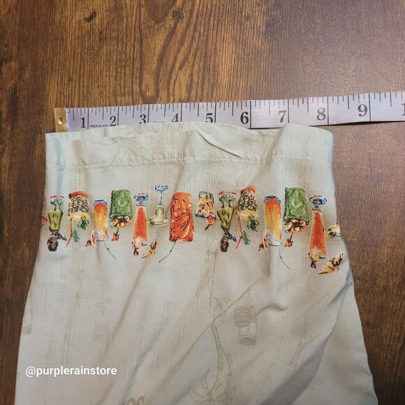 Vtg Big Dogs Hawaiian Camp Shirt 2X Pocket Green Tropical Drinks Vacation Y2K - Picture 14 of 15